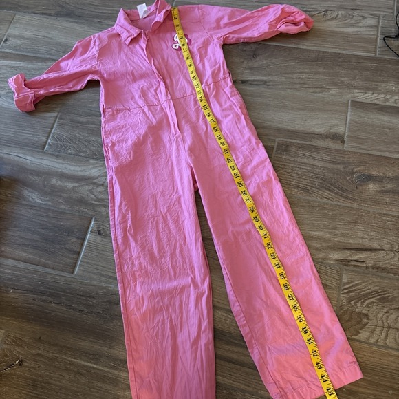 Barbie The Movie Spirit Pink Power Jumpsuit One Piece Youth Medium - Picture 8 of 8